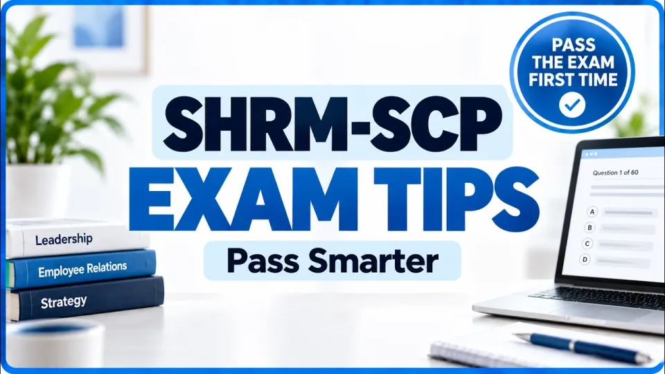 7 Effective SHRM-SCP Exam Tips to Think Like a Strategic HR Leader
